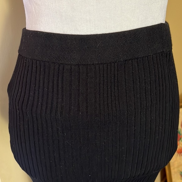 REBECCA TAYLOR Soze Medium Sweater Skirt Ribbed Pull-On Tube Stretchy  $358 NEW - Picture 4 of 17